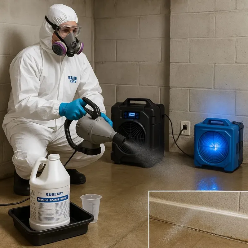 Sanitization and Odor Removal process in Urbandale, IA